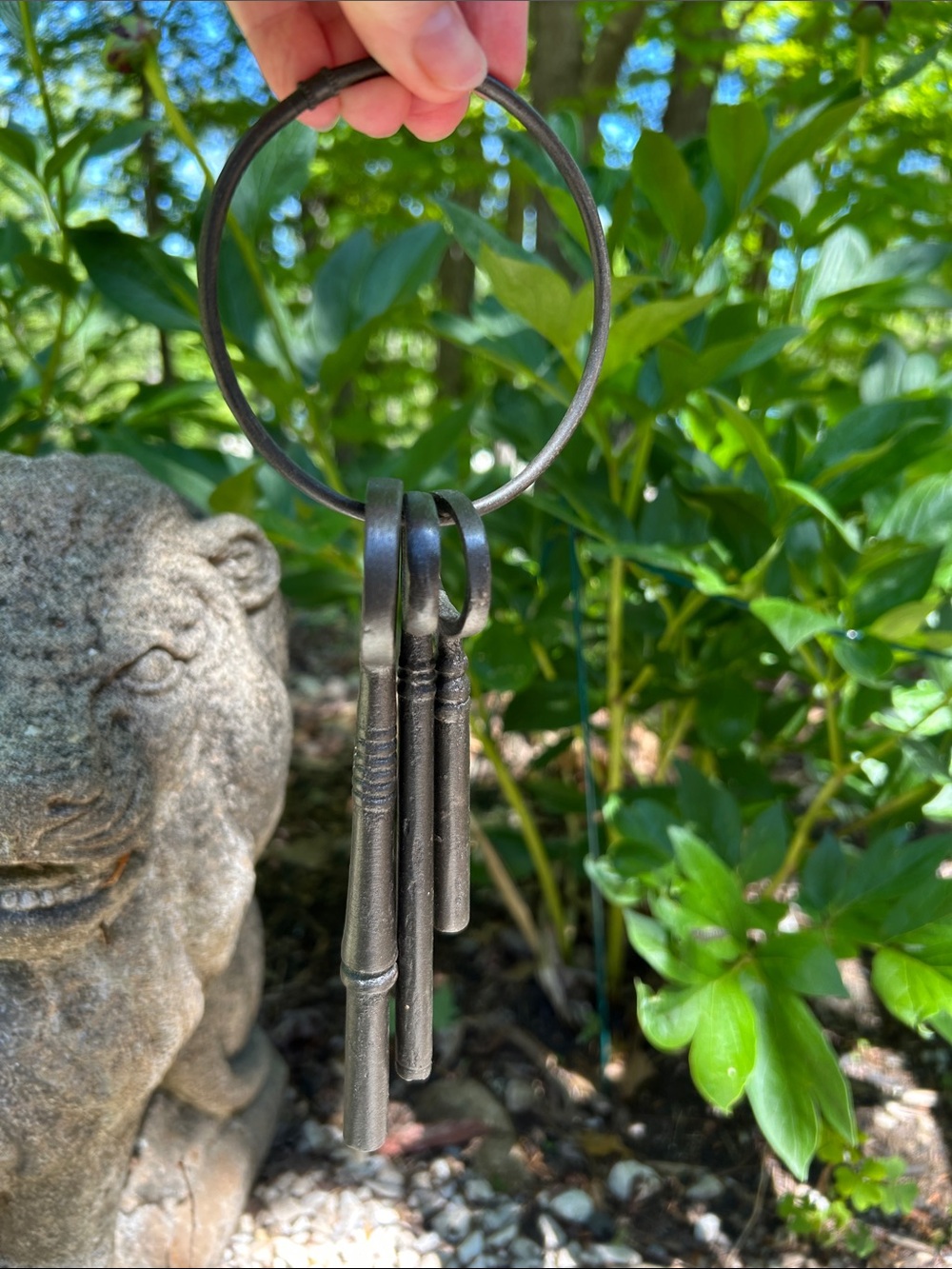 Antique-Style Black Iron Keys